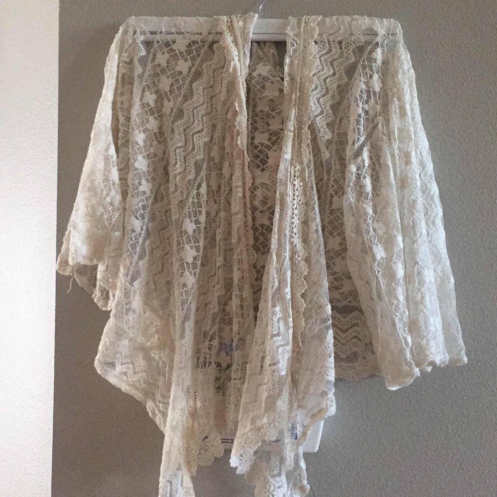Lace cover up